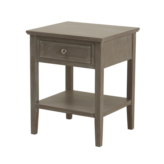 The Serene Collection One Drawer Side Table - LuxmeLounge