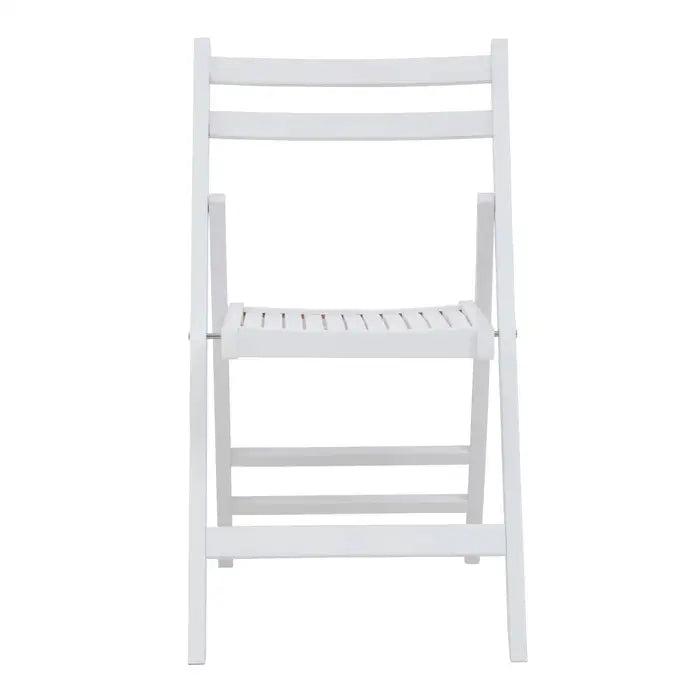 Beauport White Wood Folding Chair