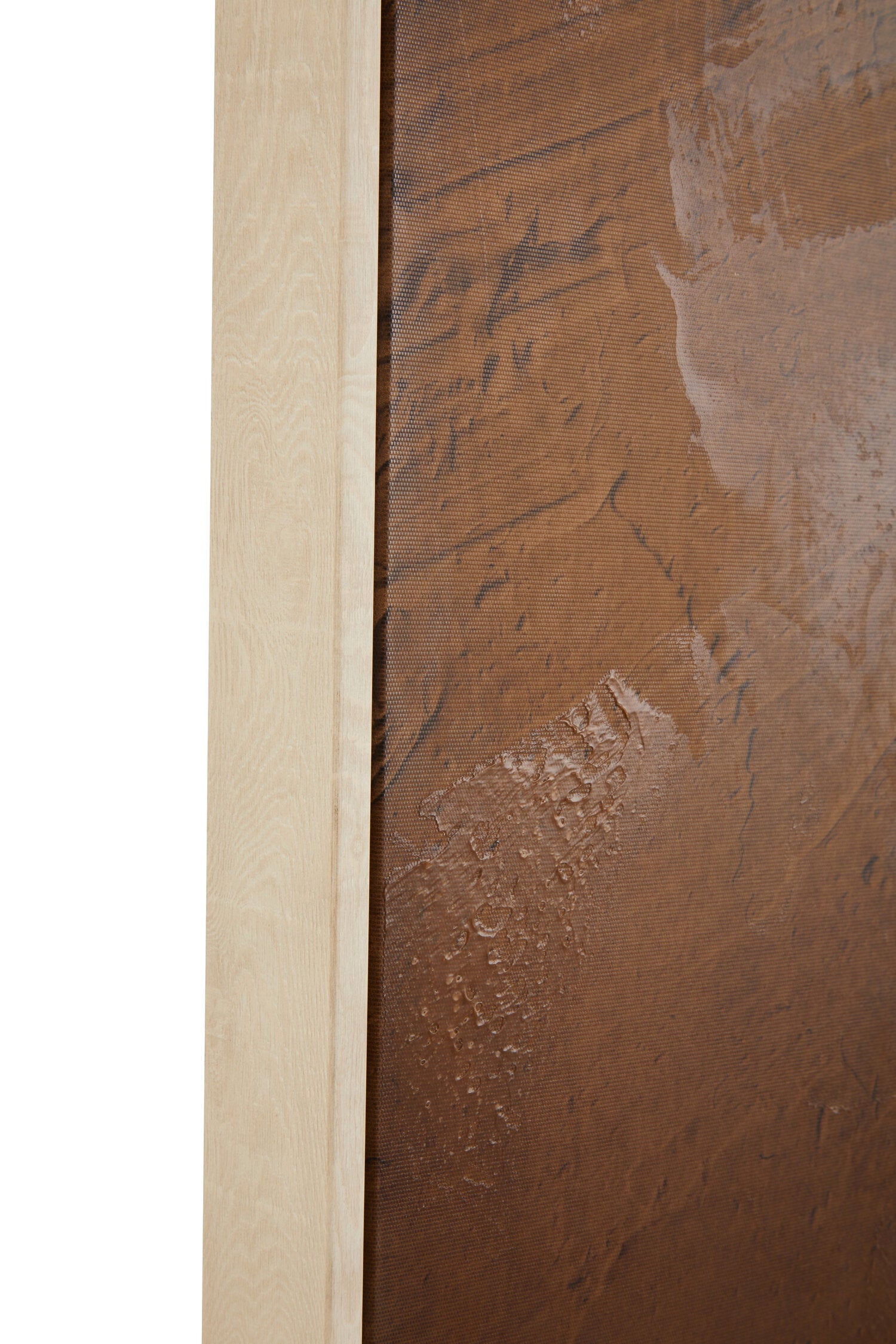 Close-up of a wooden surface with a visible grain pattern