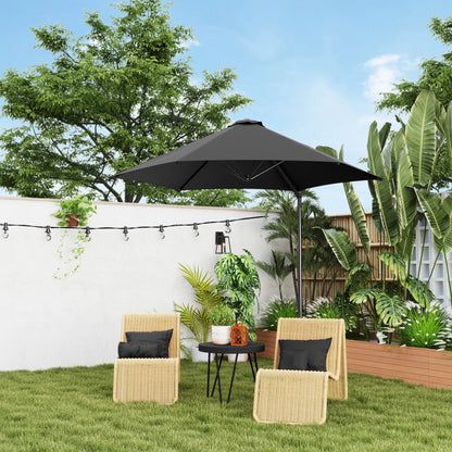 Outsunny 2.5m Rotating Cantilever Parasol - LuxmeLounge - [vendor_name]