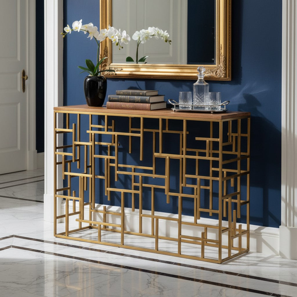 Rivana Rectangular Console Table