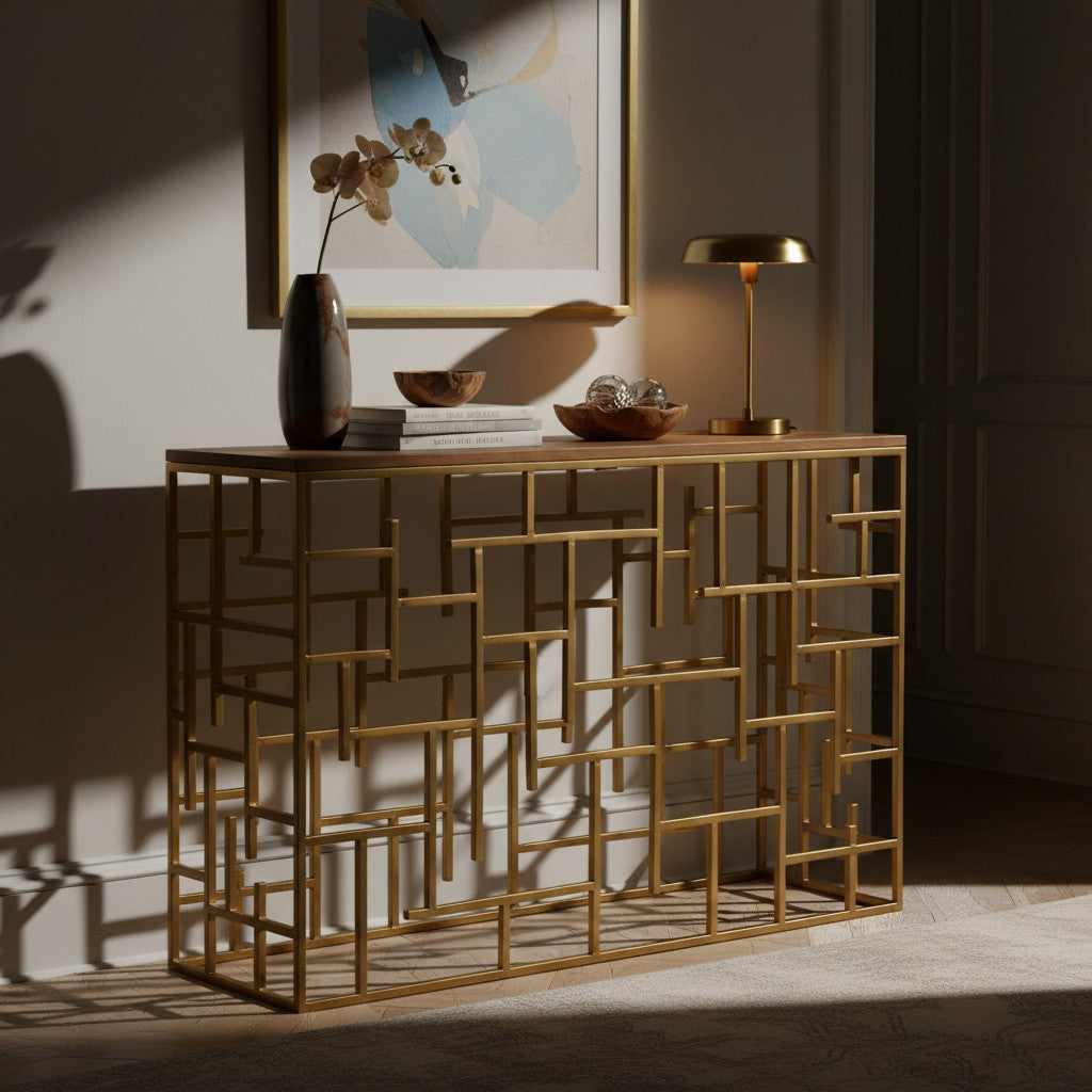 Rivana Rectangular Console Table