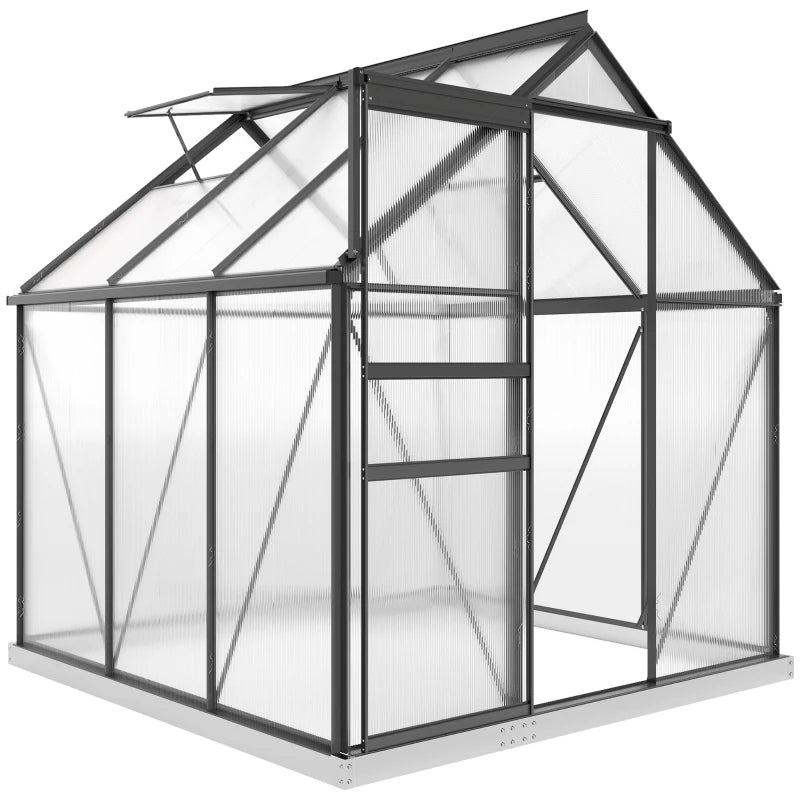 Outsunny 192.5 x 131cm Walk-In Polycarbonate Greenhouse