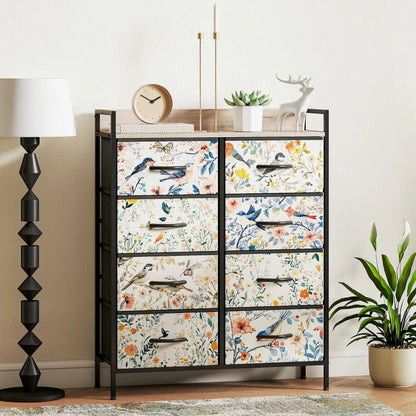 HOMCOM 8-Drawer Chest of Drawers