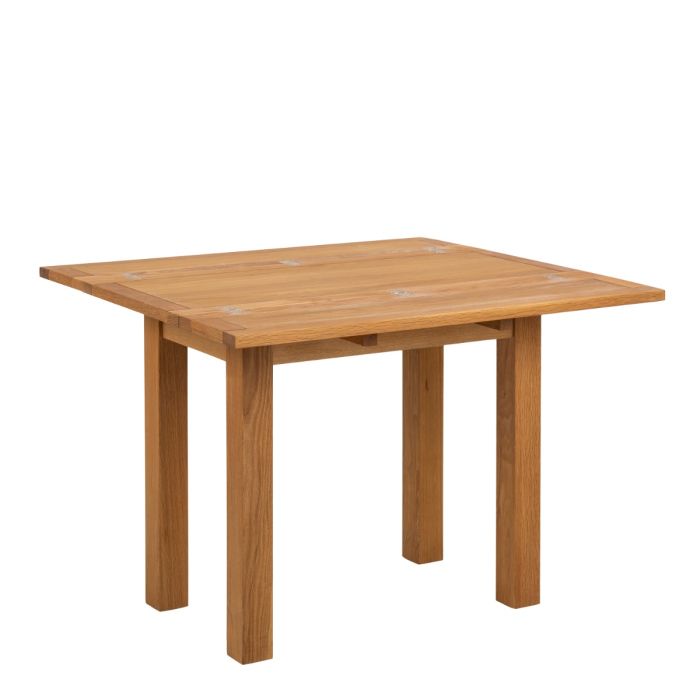 Wooden table on a white background