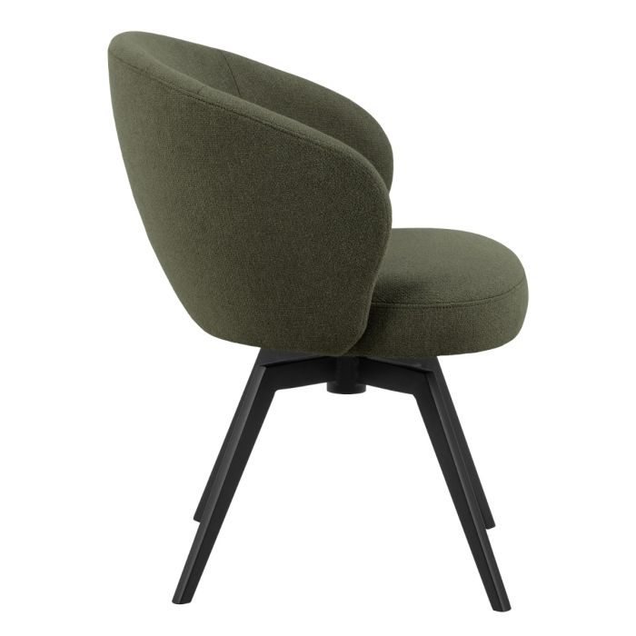 Darlene Dining Chair with Armrest and Swivel Function - LuxmeLounge - [vendor_name]