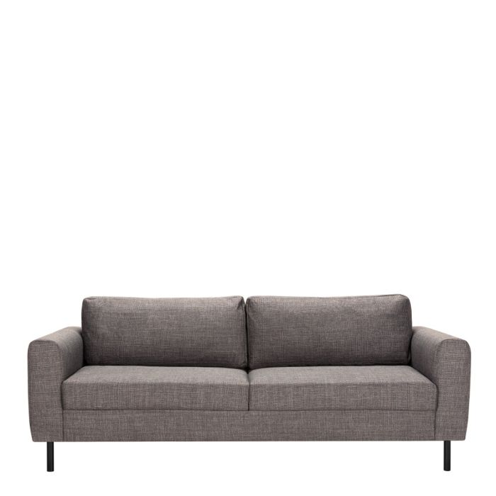 Gray sofa on a white background