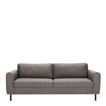 Gray sofa on a white background