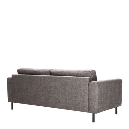 Gray sofa on a white background