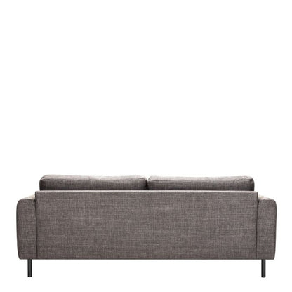 Gray sofa on a white background