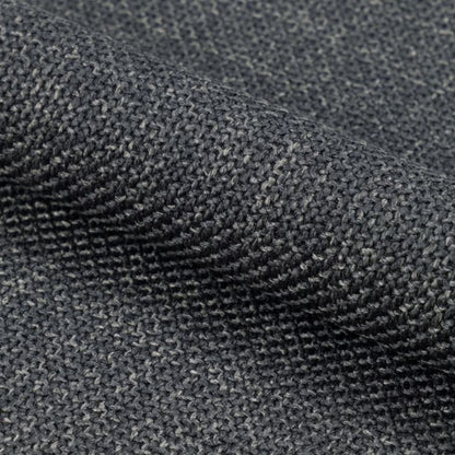 Close-up of dark gray textured fabric