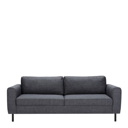 Gray sofa on a white background