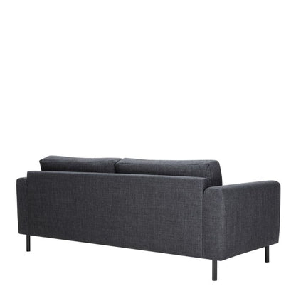 Gray sofa on a white background