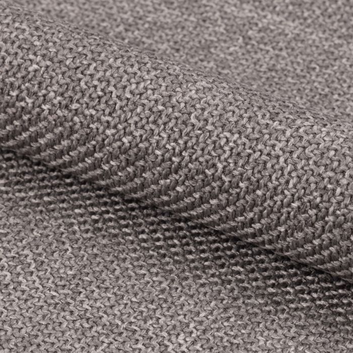 Close-up of textured gray fabric