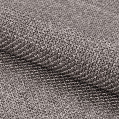 Close-up of textured gray fabric