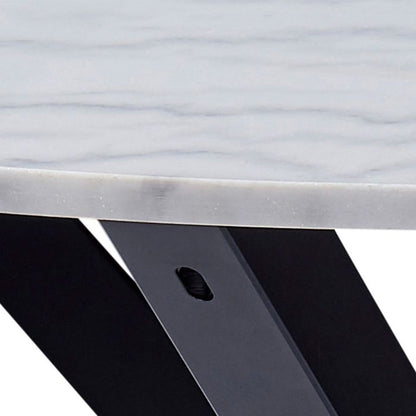 Metallic surface with a black metal frame underneath