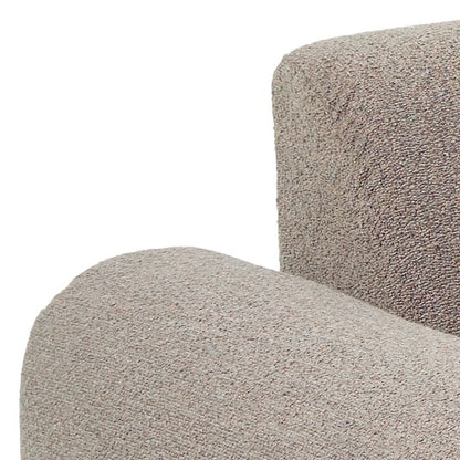 Close-up of a textured gray chair on a white background