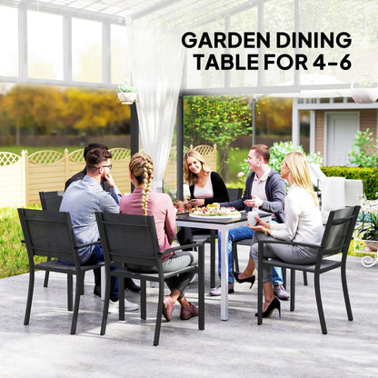 Outsunny Garden Table for 4-6