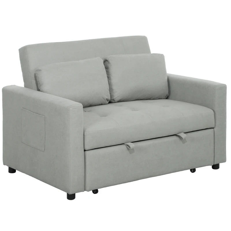 HOMCOM Loveseat Sofa Bed - LuxmeLounge - [vendor_name]