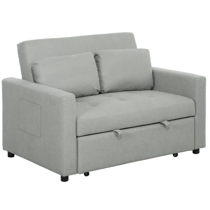 HOMCOM Loveseat Sofa Bed - LuxmeLounge - [vendor_name]
