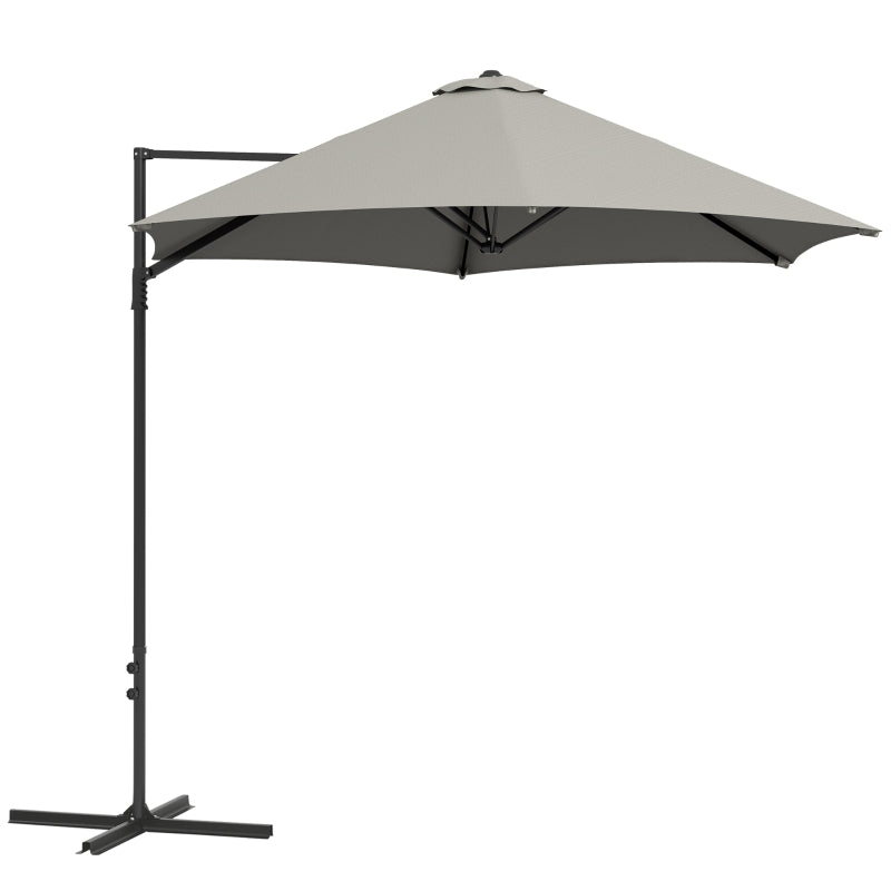 Outsunny 2.5m Rotating Cantilever Parasol - LuxmeLounge - [vendor_name]