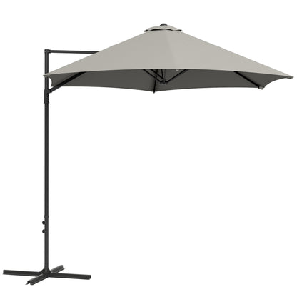 Outsunny 2.5m Rotating Cantilever Parasol - LuxmeLounge - [vendor_name]