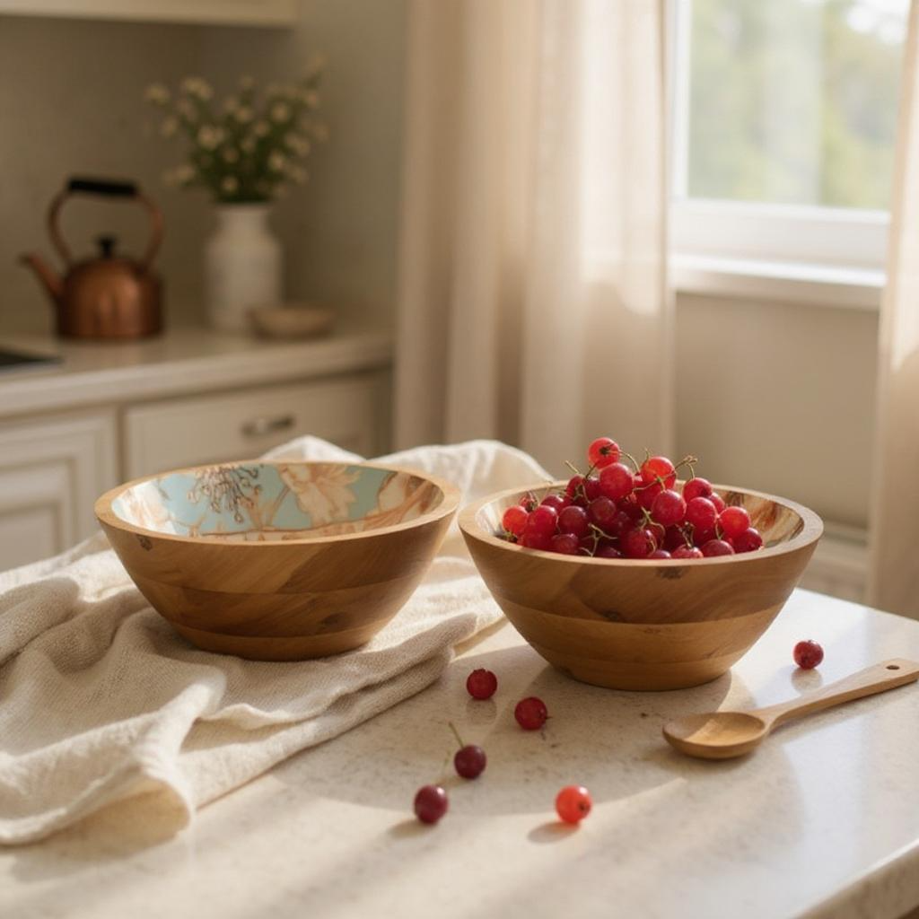 Floral Bird Bowl Set of 2 - LuxmeLounge - [vendor_name]