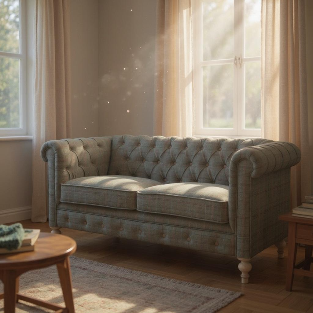 Multi Tweed 2 Seat Chesterfield - LuxmeLounge - [vendor_name]