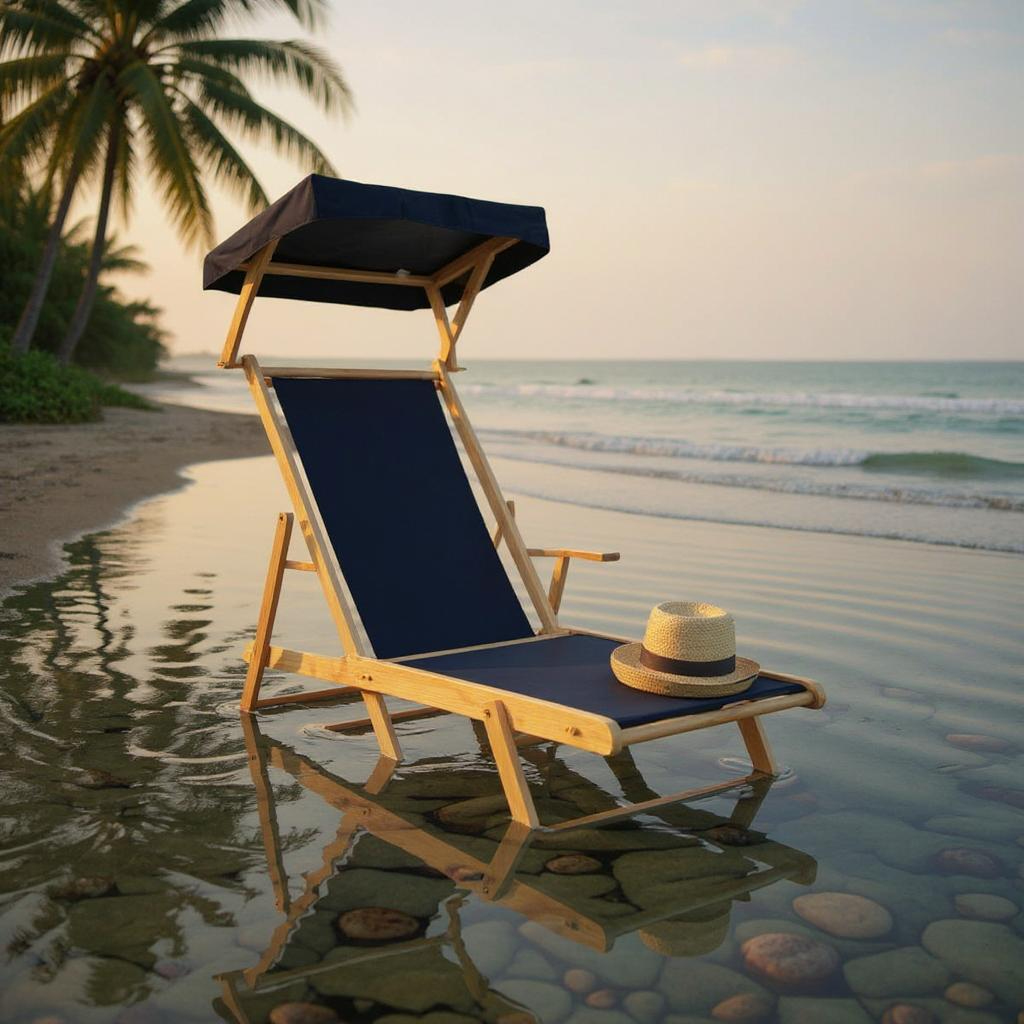 Beauport Blue Lounger