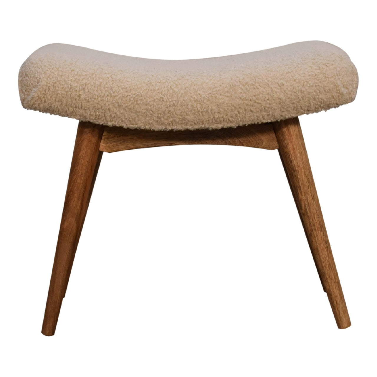 Bouclé  Curved Bench - LuxmeLounge - [vendor_name]