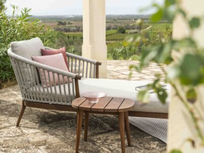 Legna Teak Chaise Lounge By Jardinico