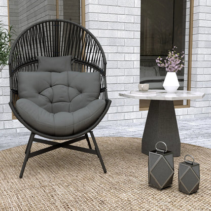 Outsunny Rattan Egg Chair