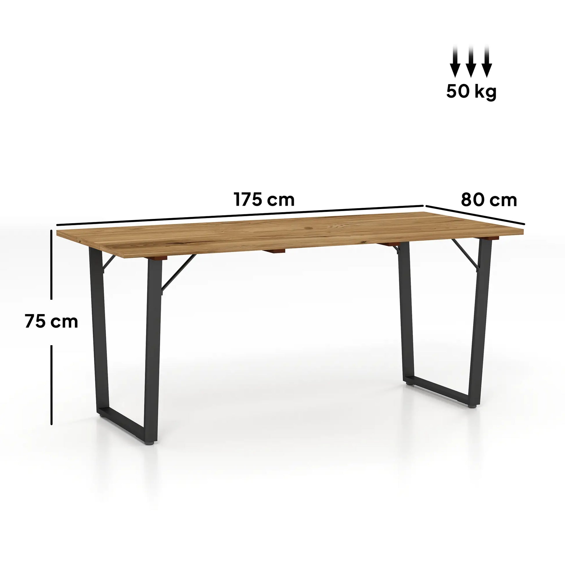 Outsunny 6 Seater Wooden Garden Dining Table