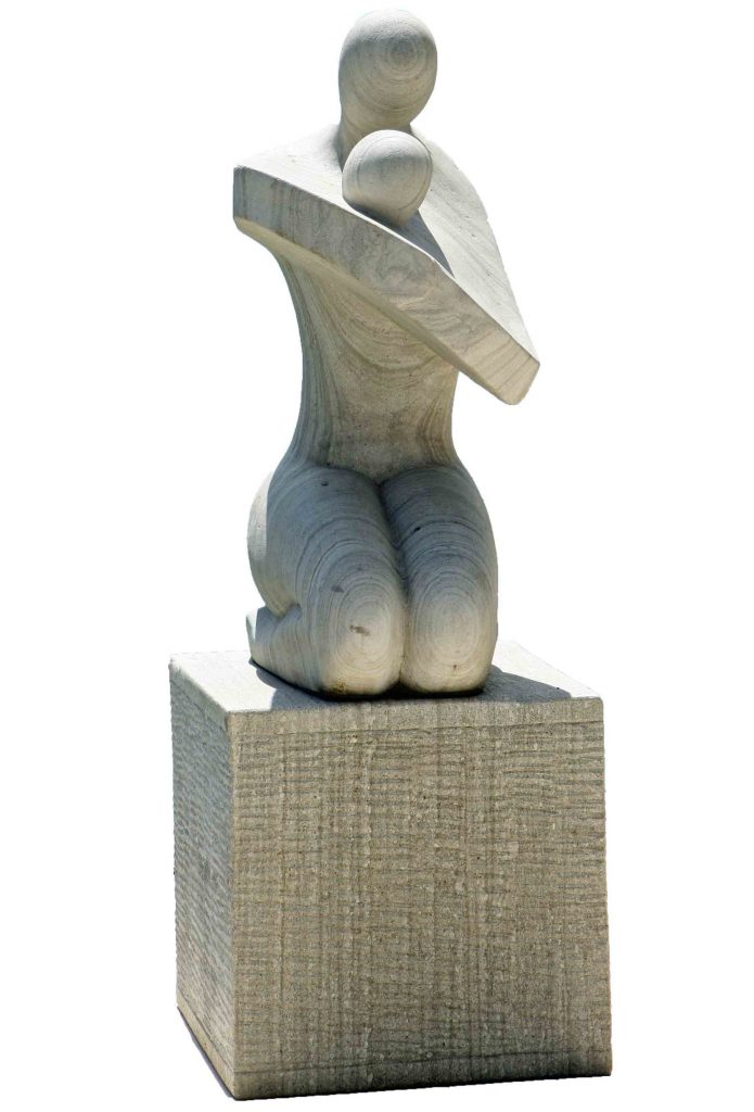 Mother & Baby Sculpture By Skyline Design