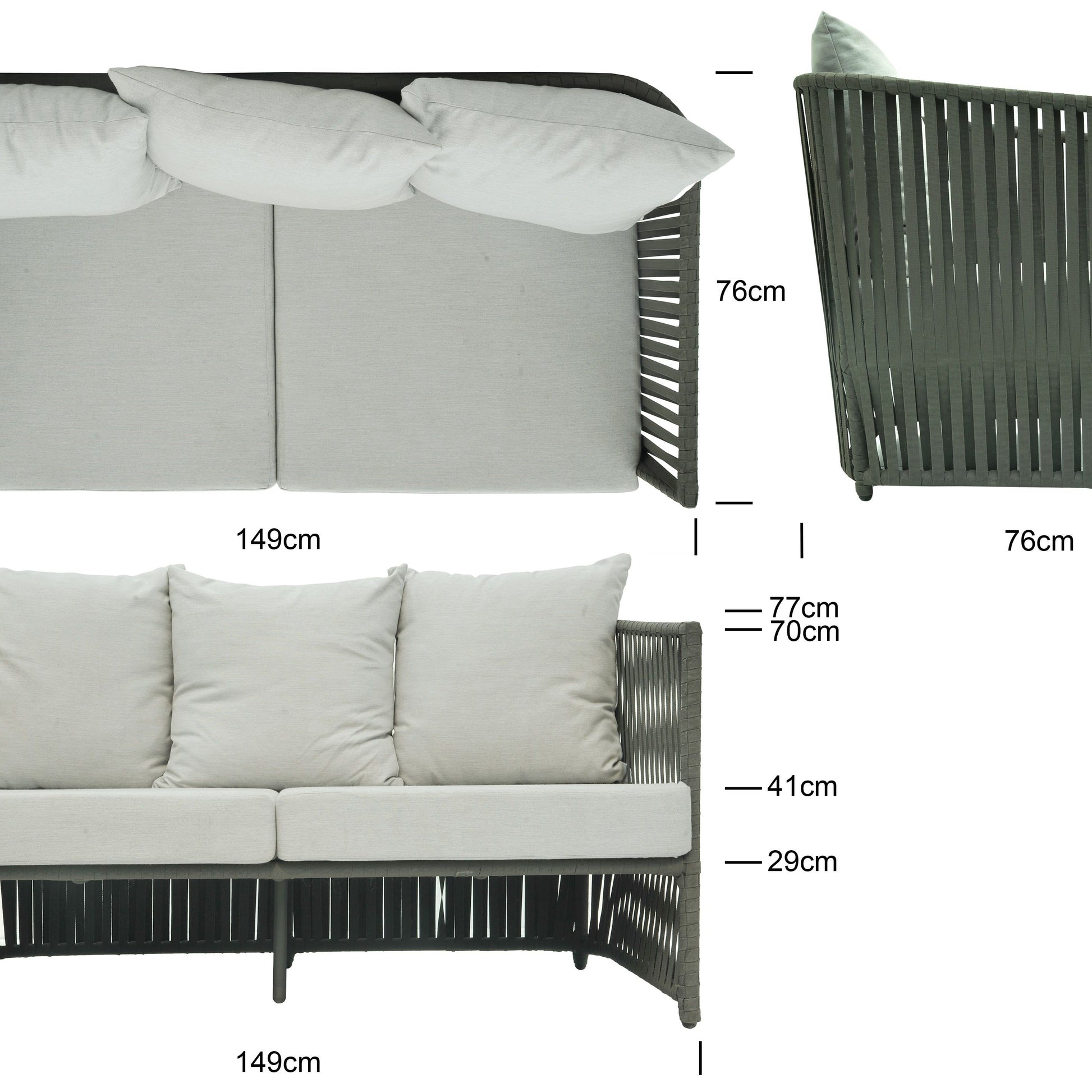 Skyline Design Milano Patio Lounge Set