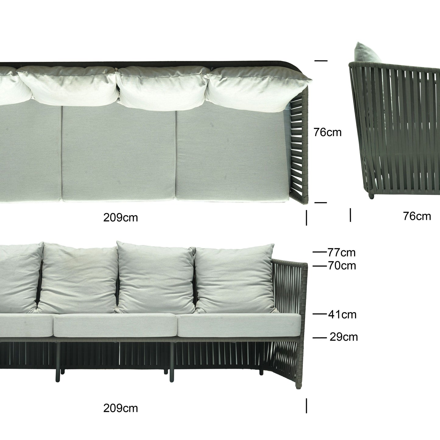 Skyline Design Milano Patio Lounge Set