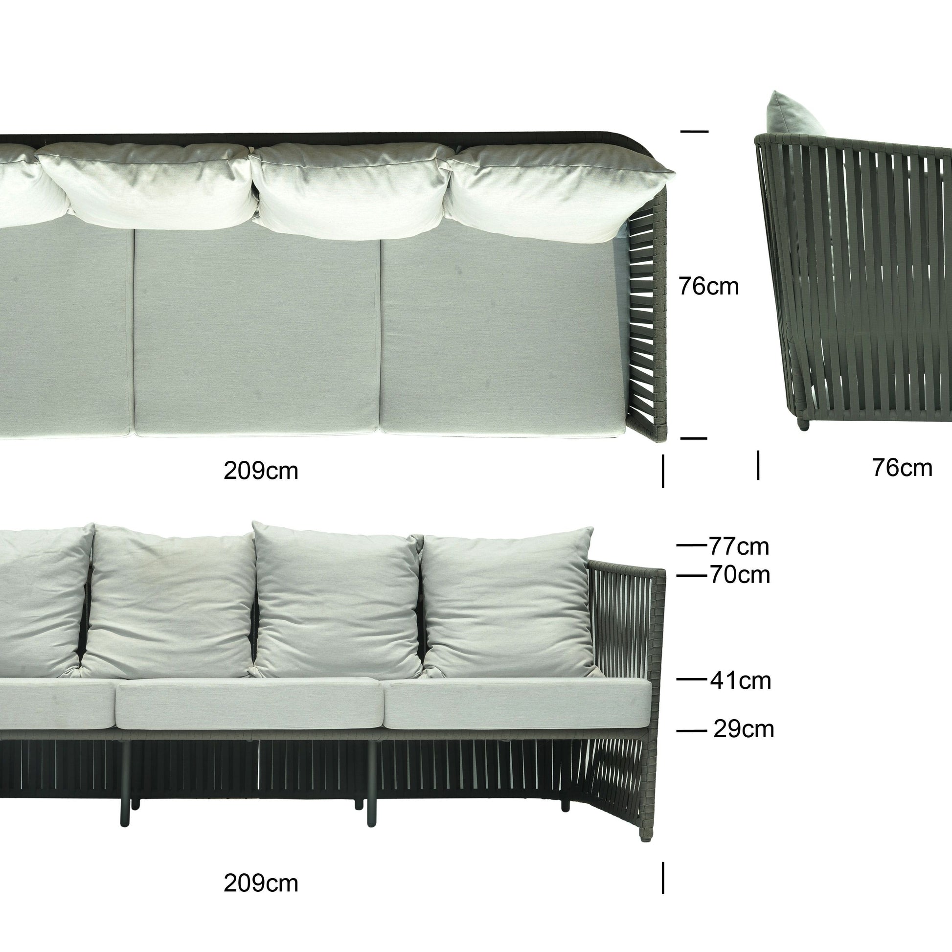 Skyline Design Milano Patio Lounge Set