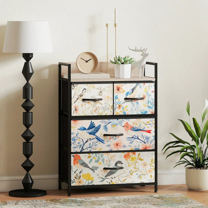HOMCOM 4-Drawer Chest of Drawers