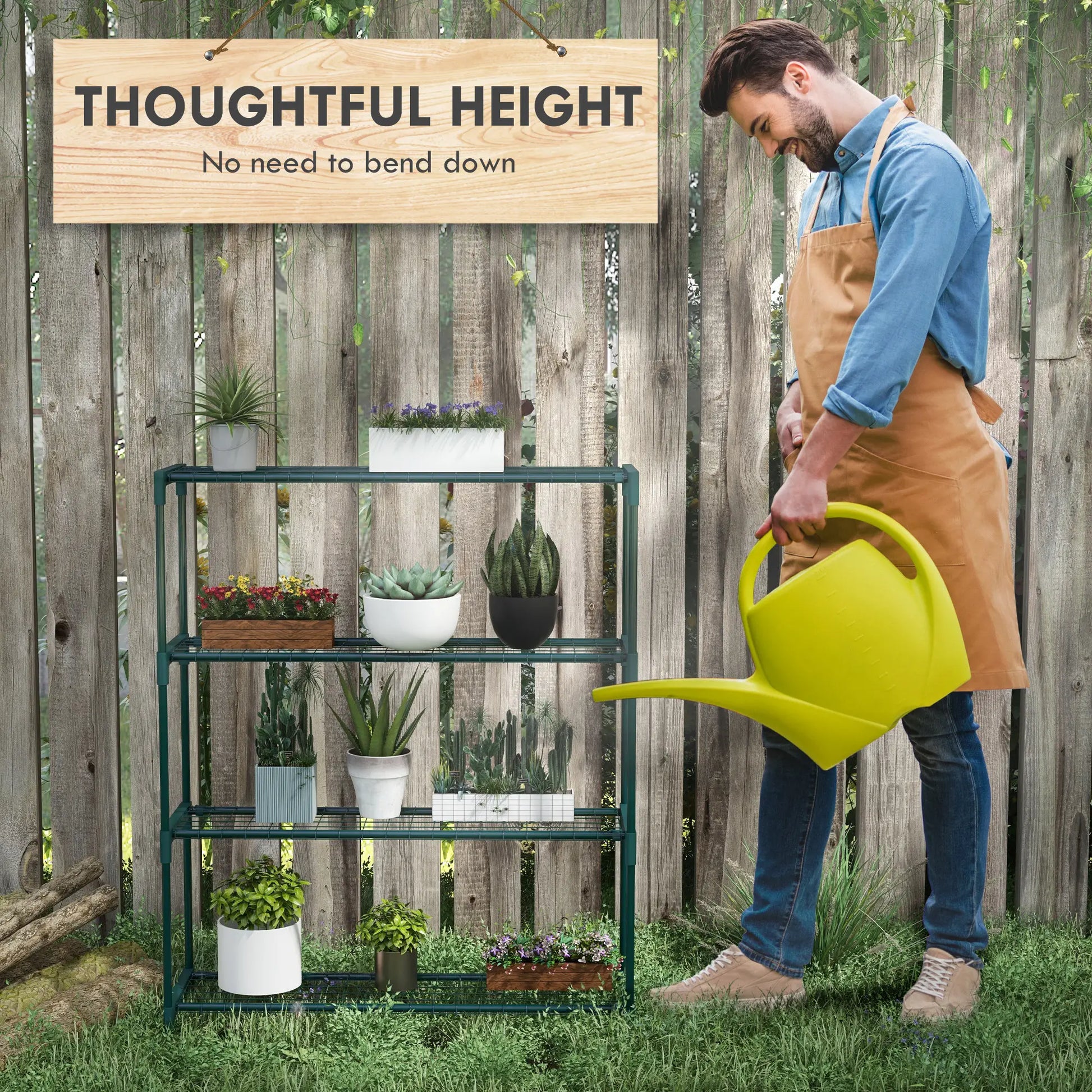 Outsunny Modern Plant Stand