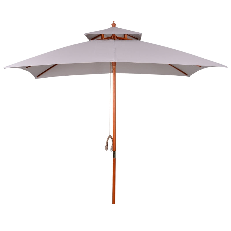Outsunny 3 m Square Canopy Parasol