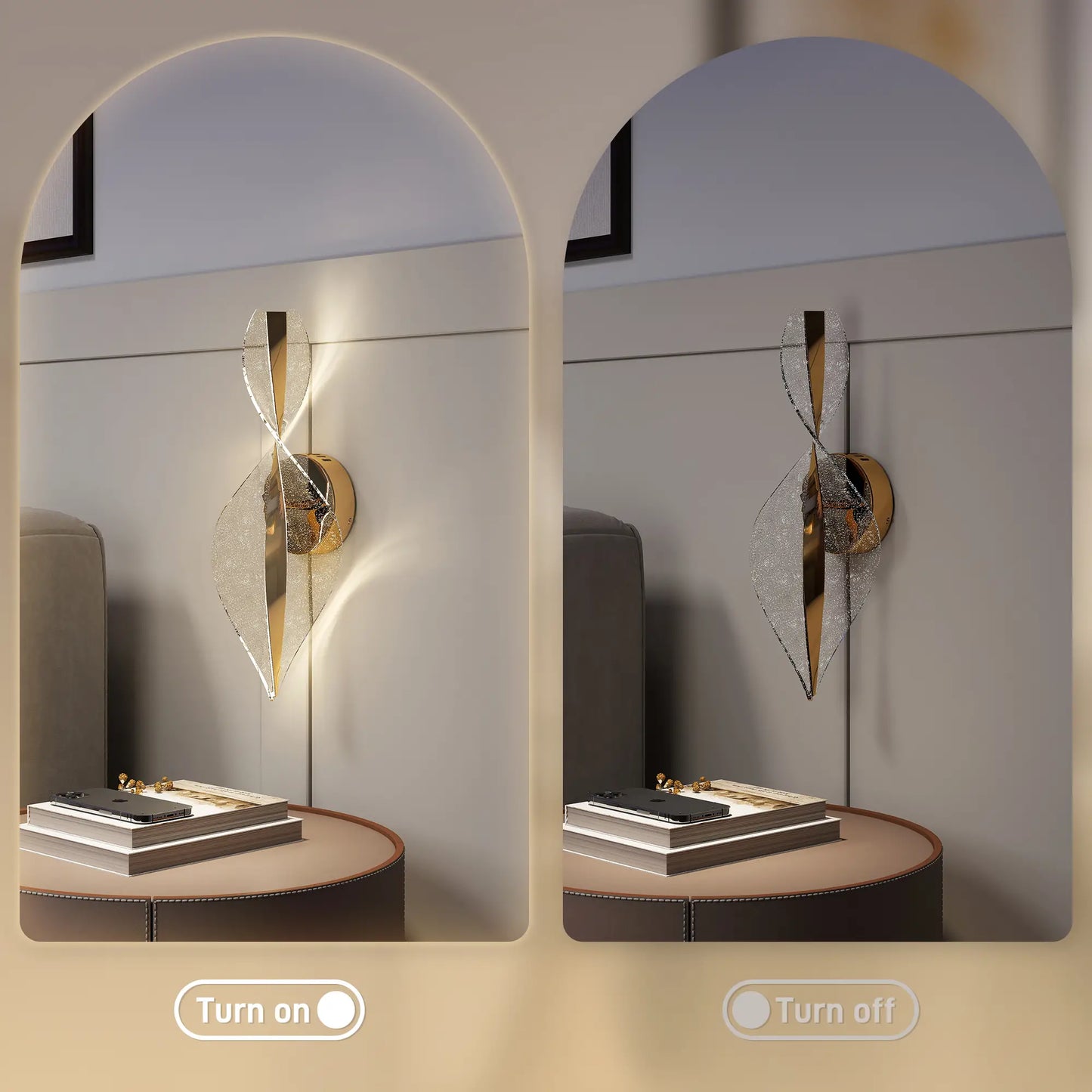 HOMCOM Led Wall Lamp 2 Pack