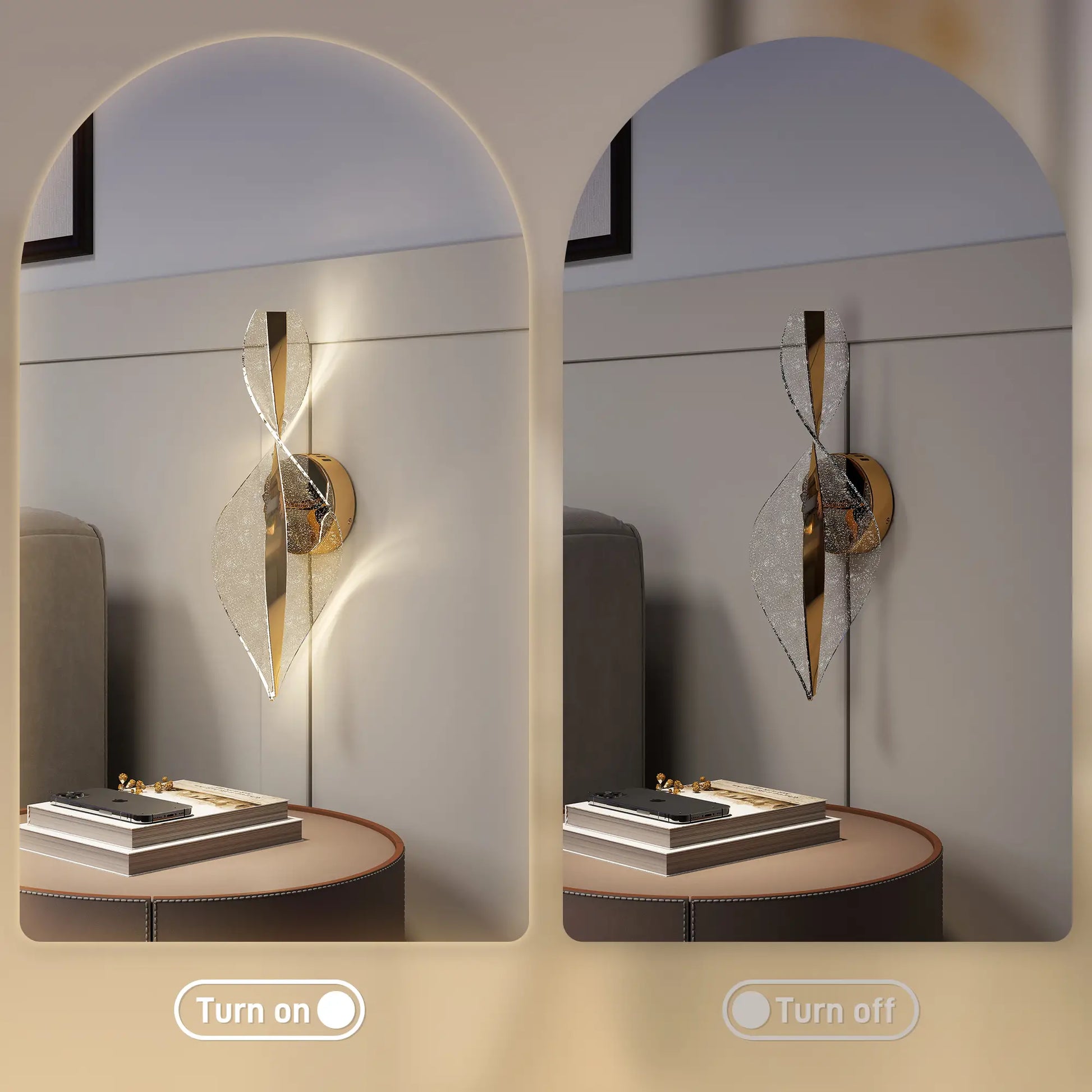 HOMCOM Led Wall Lamp 2 Pack