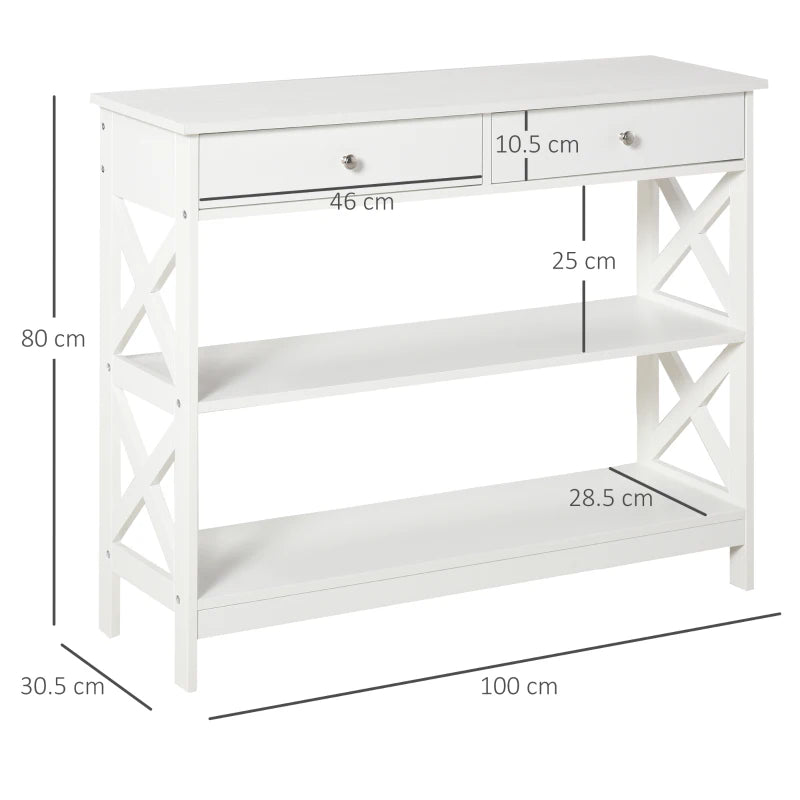 HOMCOM Console Table