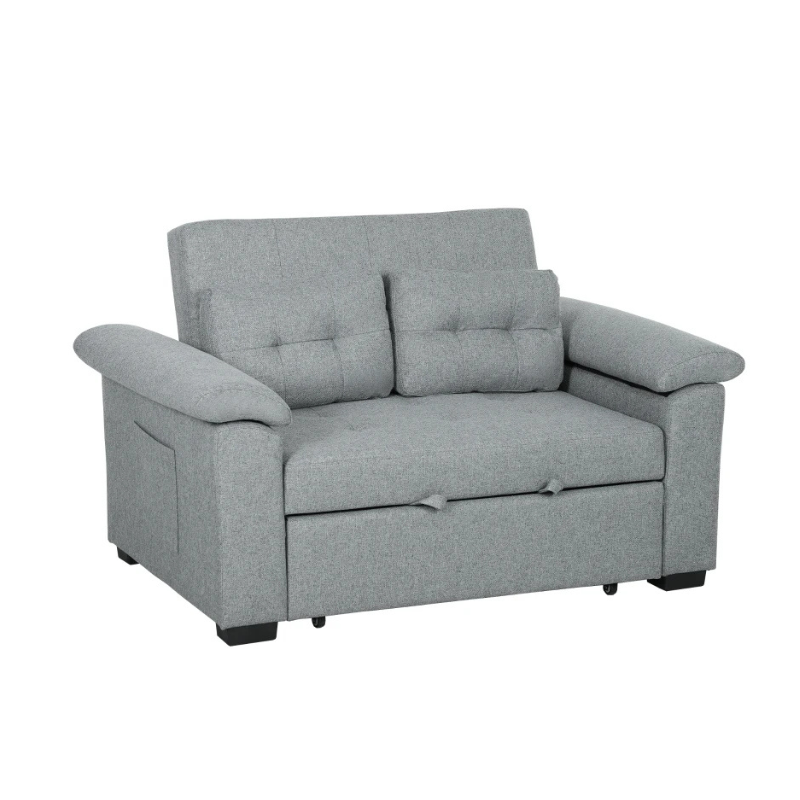 HOMCOM Pull Out Sofa Bed - LuxmeLounge - [vendor_name]