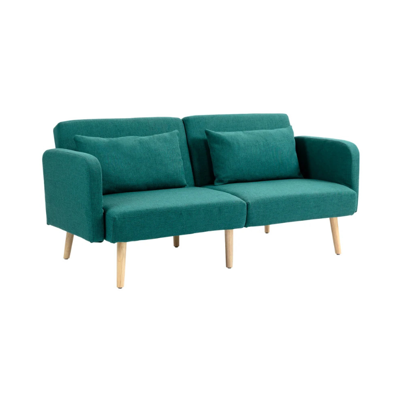 HOMCOM 2/3 Seater Sofa Bed - LuxmeLounge - [vendor_name]
