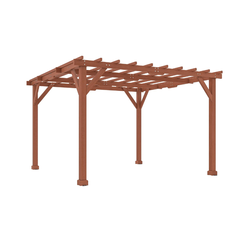 Outsunny 3.3 x 3.3 m Wooden Pergola Kit