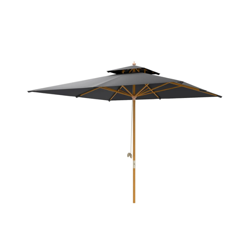 Outsunny 3 m Square Canopy Parasol