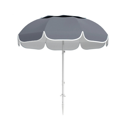 Outsunny Beach Umbrella Portable with Sand Anchor