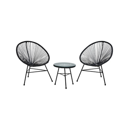 Miami Rattan 3 Piece Patio Set