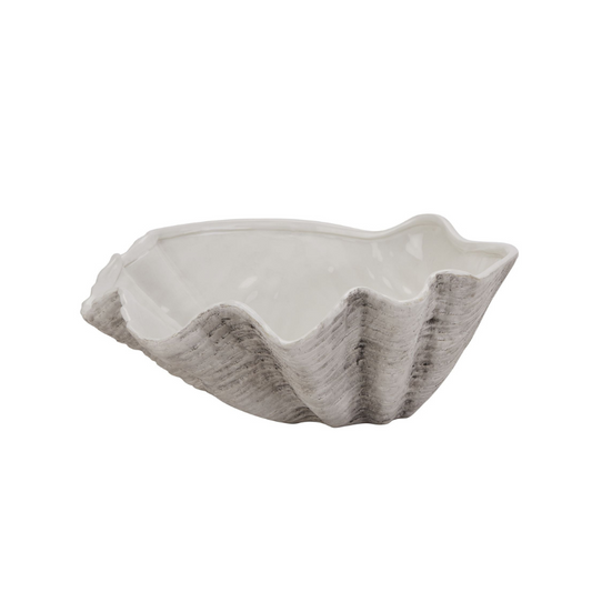 Large Ceramic Adele Shell Bowl